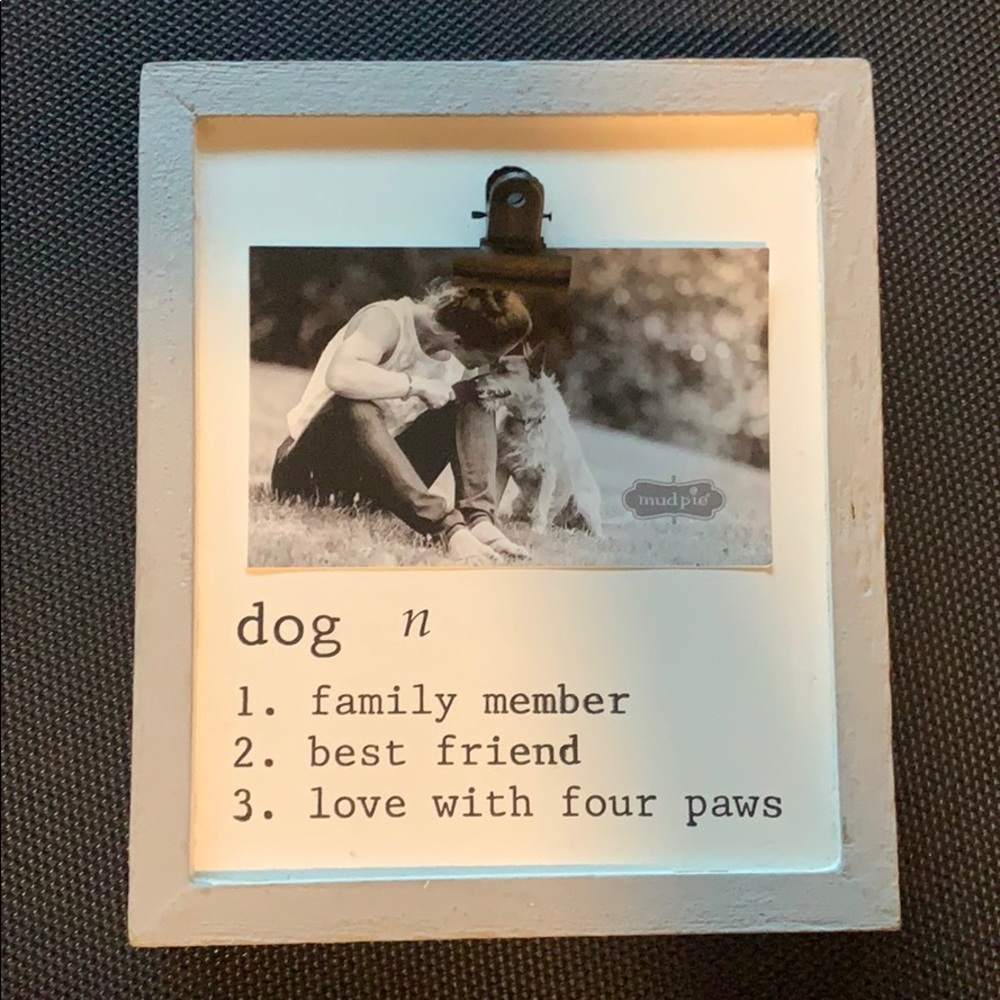 Dog picture frame